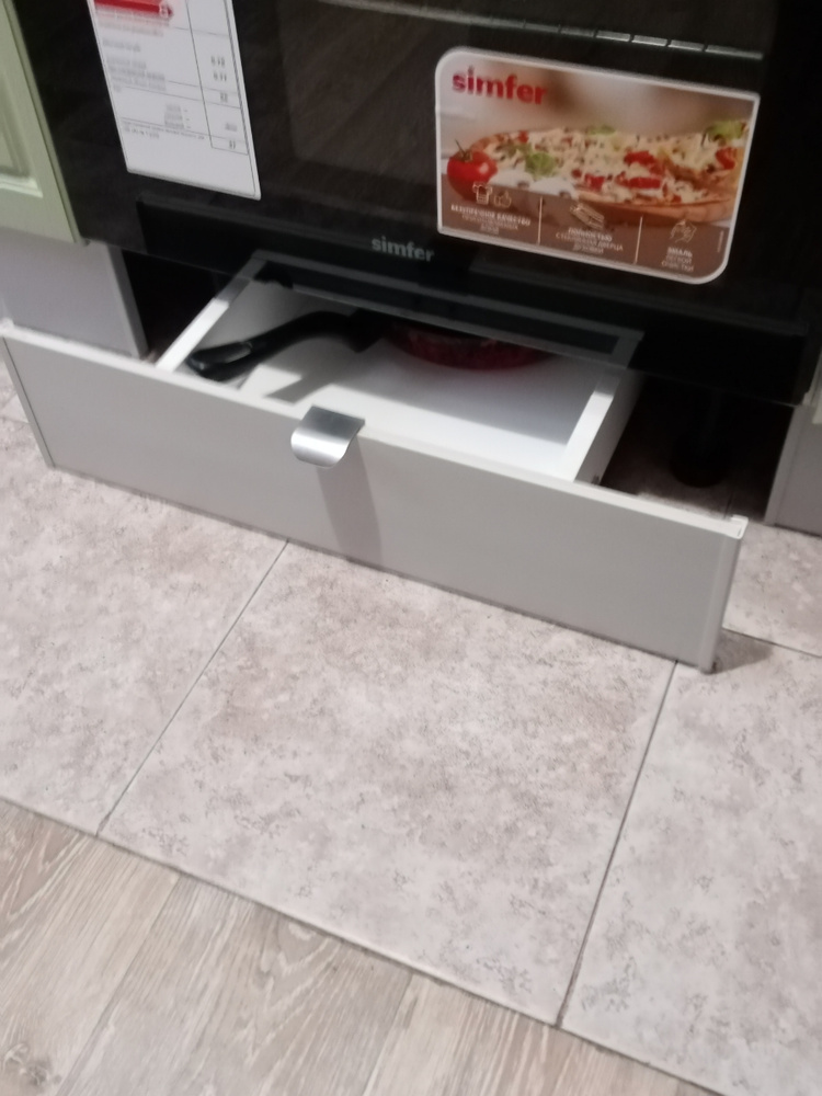 Выкатной ящик для цоколя кухни 60 Ясень шимо светлый купить на OZON по ...