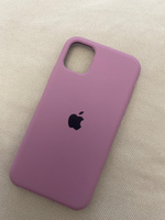 Силиконовый чехол на Айфон 11 с логотипом / Silicone Case iPhone 11  #41, Жанара М.