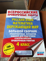 Русский язык. Математика. Окружающий мир. Большой сборник тренировочных вариантов заданий для подготовки к ВПР. 4 класс. 30 вариантов | Хиленко Татьяна Петровна, Мошнина Рауза Шамилевна #8, Юлия С.