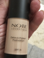 NOTE DETOX AND PROTECT FOUNDATION 128 Тональная основа для лица защитная с детокс-эффектом 128 30 мл SPF15 #3, Рита Г.