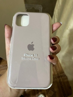 Силиконовый чехол на Айфон 11 с логотипом / Silicone Case iPhone 11  #46, Наталия А.