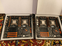Комплект: Материнская плата HUANANZHI X99-F8D Plus + 2шт. Xeon E5