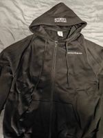 トップス vetements freehugs hoodie Худи Мужской, Женский Vetements черный Молния Хлопок, Трикотаж