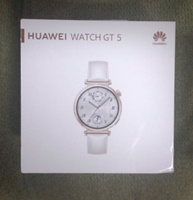 Умные часы HUAWEI Watch GT 5, 41 мм, белый кожаный #18, Диана Клайм