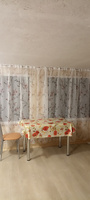 Curtain & Textile Тюль высота 180 см, ширина 300 см, крепление - Лента, Белый, темно-розовый #37, Светлана К.