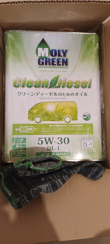 80 отзыв на MolyGreen clean diesel dl-1 5W-30 Масло моторное
