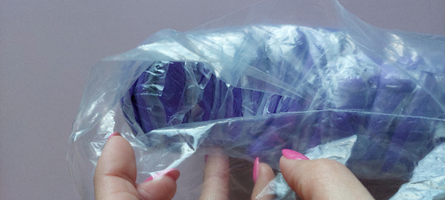 Трусы бикини одноразовые женские фиолетовые, набор 100 штук, размер 44 ...