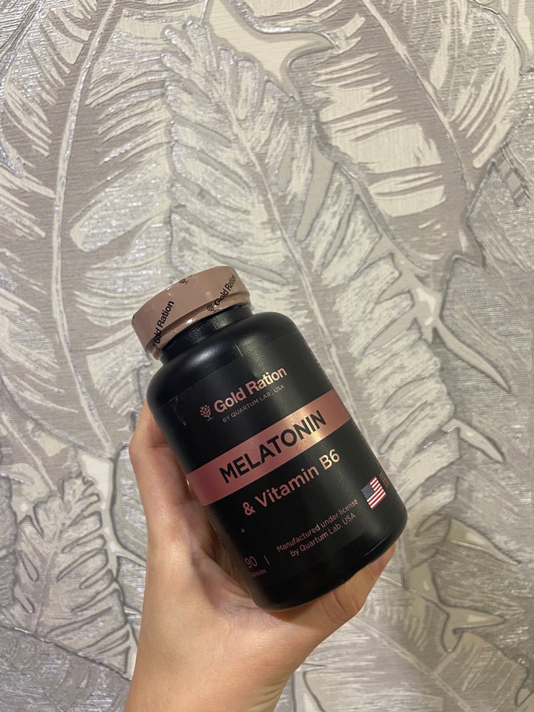 Мелатонин Gold Ration для нормализации сна, успокоительное, снотворное ...