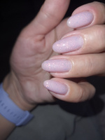 KAPOUS Базовое покрытие Нежный розовый "Вrilliant Base Coat Crystal Pink" для ногтей, 15 мл #1, Татьяна Я.