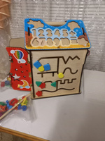 Бизиборд для малышей от года Alatoys Домик Монтессори Развивающие игрушки от 1 года #7, Татьяна Р.