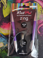 Спицы круговые Zing KnitPro, 40 см, 7.00 мм 47075 #24, Жанна М.