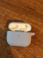 Силиконовый чехол для наушников AirPods 3 с карабином, Аирподс 3, Голубой #38, Кирилл Р.