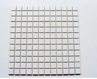 Плитка мозаика из керамогранита Bianco белая матовая (15 шт/уп) / на сетке 300х300 мм / размер квадратика 25x25 мм/ толщина 6 мм #8, Лариса Н.