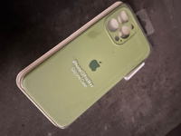 Чехол для iPhone 13 Pro Max Soft-Touch Premium с защитой камер Light Green #74, Никита Е.