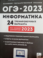 ОГЭ 2025. Информатика. 30 тренировочных варианта по демоверсии 2024 года Легион | Евич Людмила Николаевна, Иванов С. #1, Рамиля В.