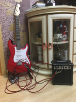 FENDER SQUIER MM STRATOCASTER HARD TAIL RED электрогитара, цвет красный #4, Никита Ч.