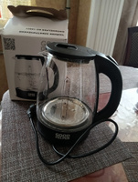 Чайник электрический стеклянный с подсветкой GOODHELPER KG-18B01 / 1,8л #6, Юлия З.