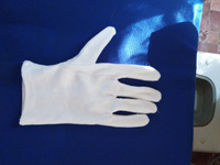 Перчатки для ухода за кожей рук, белые, хлопок 100%, размер M , 2 пары #1, Марина М.