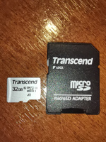 32 Гб Карта памяти Transcend 300S MicroSDHC + SD адаптер (TS32GUSD300S-A), UHS-I, U1 A1 #30, Анна Ч.