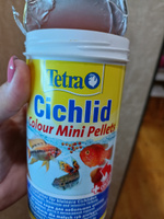 Корм Tetra Cichlid Colour Pellets Mini 500 мл (шарики мелкие) для небольших цихлид, усиливает яркость окраски #42, Галина