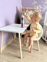 Комплект детский стол и стул "Шарик" MLmebel / набор мебели для детской комнаты рисования и кормления малышей #3, Анастасия К.