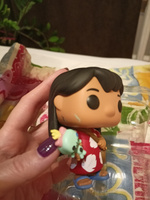 Фигурка Funko POP Disney Lilo & Stitch "Lilo with Scrump", 9.5 см / Коллекционная фигурка Лило 1043 из мультфильма "Лило и Стич", из винила, Фанко Поп арт. 55614 #38, МАРИЯ М.