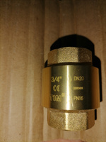Обратный клапан с металлическим штоком 3/4" гайка / гайка TIM JH-1011std #3, Владимир Т.