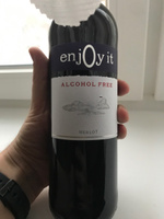 Вино безалкогольное красное EnjOy it Merlot, 750 мл. Германия. #6, миролюб к.