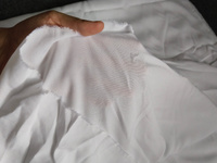Ткань для шитья и рукоделия Штапель-поплин однотонный, отрез 3 м * 140 см, цвет белый #5, Мафтуна С.