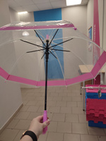 Зонт трость прозрачный детский для девочки и мальчика #7, Елена Р.