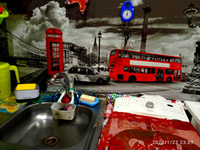 Универсальная самоклеящаяся пленка для кухни "Лондон 132" 2000*600 мм, с 3D защитным покрытием. #6, Марина М.
