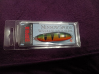 Блесна для рыбалки колебалка незацепляйка на щуку RAPALA Minnow Spoon 06 цвет P окунь 6 см. - 9 гр приманка #18, Андрей С.