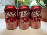 Напиток газированный Dr Pepper Strawberries&Cream США, Доктор Пеппер, 3 банки по 355 мл #6, Михаил Ч.