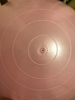Мяч для фитнеса ONLYTOP, диаметр - 85 см, 1400 г, антивзрыв, цвет розовый #6, Екатерина К.