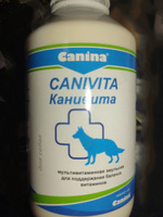 Добавка в корм для собак и кошек Canina Canivita, витамины для животных при высокой нагрузке в период выставок, охоты и при переездах, улучшает пищеварение, для здоровья кожи и шерсти, Германия 250мл. #39, Татьяна Клейменова