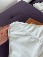 Одеяло Guten Morgen 2 спальное всесезонное 172x205 см, цвет: белый, наполнитель - силиконизированное волокно #93, Калачева А.
