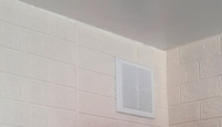 Решетка вентиляционная ZEIN Люкс ЛР210, 210 x 210 мм, с сеткой, разъемная #2, Жанна