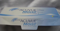 Контактные линзы 1 DAY ACUVUE MOIST (30 линз) AC 1D M 8.5 (-9.00) #32, Дарья С.