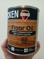 Масло для дерева с твердым воском DECKEN Floor Oil, 0,75л, SPICE бесцветное #38, Вадим А.