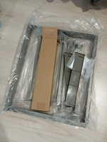 Выдвижная брючница наборного типа в шкаф-купе/гардеробную 600 мм, 564х420х140 (ШхГхВ), серый #5, Юлианна С.