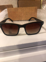 "Storm Brown G" от Timbersun, деревянные поляризационные солнцезащитные коричневые с градиентом очки вайфареры ручной работы #1, Яна