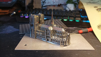 Металлический конструктор / 3D конструктор / Сборная модель 3D Metal Model Notre Dame Cathedral с подсветкой #51, Алена К.