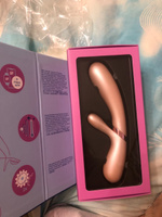 Вибратор Hot Lover Silver от Satisfyer с управлением через приложение (Вибростимулятор для девушек / вибромассажер с регулировкой скорости / вагинальный женский / стимулятор клитора / для двоих / секс-игрушки), перламутровый, 20 см #1, Бабич Юлия