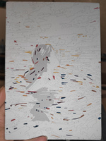 Картина по номерам маленького размера (холст на картоне) - Девушка в море на закате #127, Карина К.