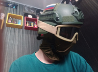 Зелёная Тактическая маска, тактические очки, защитные очки Зелёные #3, Роман Д.