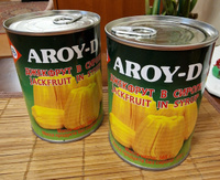 Джекфрут в сиропе консервированный, в собственном соку, AROY-D, без добавок, банка 565 г #2, Юлия С.