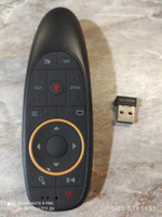 Пульт с голосовым управлением и гироскопом аэро-пульт (воздушная мышь) для Андроид SMART ТВ #16, Билийн Б.