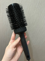 Термобрашинг OLIVIA GARDEN EXPERT ID2119 BLOWOUT SHINE Wavy Bristles Black Label 55 мм #19, Юлия