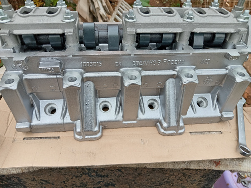 Головка блока цилиндров (ГБЦ) ВАЗ-11186 Лада Гранта, Лада Ларгус (8 ...