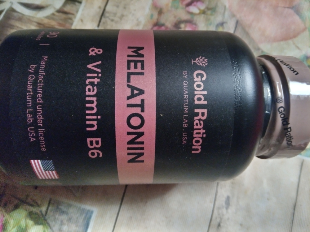 Мелатонин Gold Ration для нормализации сна, успокоительное, снотворное ...